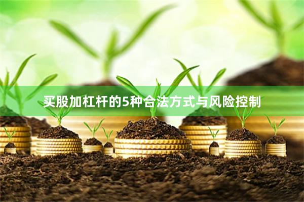 买股加杠杆的5种合法方式与风险控制